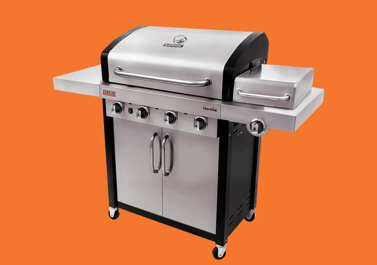 Char-Broil Signature TRU-Infrared 4-Burner Gas Grill Side Shot