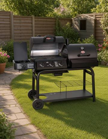 Char-Griller DUO 5050 Gas & Charcoal Grill