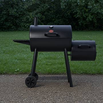 Char-Griller Smokin' Pro Barrel Grill and Offset Smoker