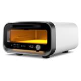 Ooni Volt 2 electric pizza oven in dark grey, door glowing orange, display reading 850
