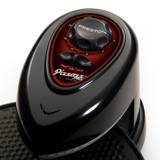 Close view of the Presto Pizzazz Plus control dials and heater housing