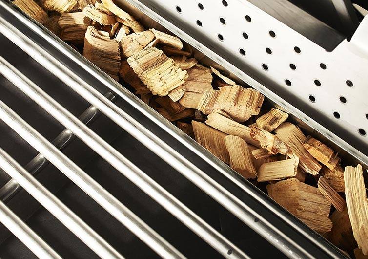 Weber Summit S-670 Gas Grill Wood Storage