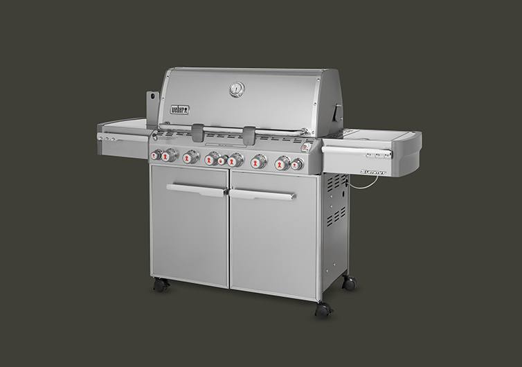 Weber Summit S-670 Gas Grill Side Shot