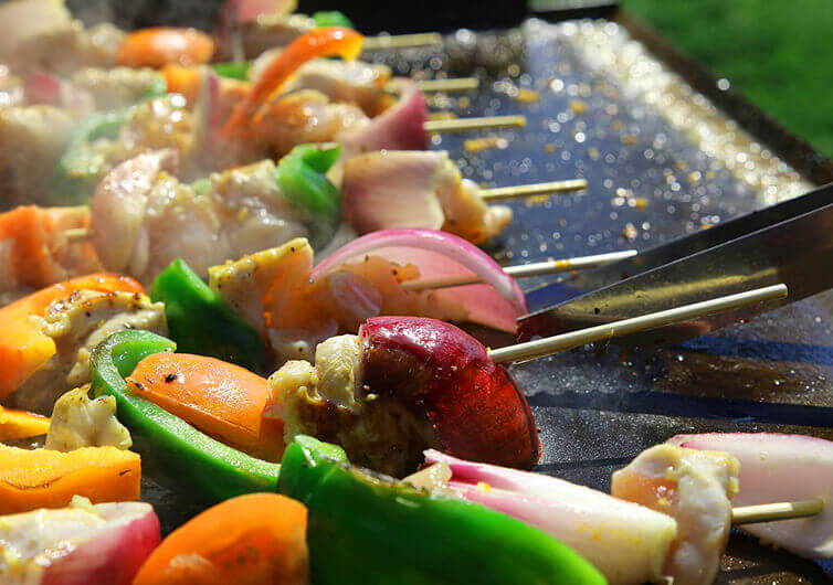 Blackstone 36” Griddle Cooking Station Food Close-up